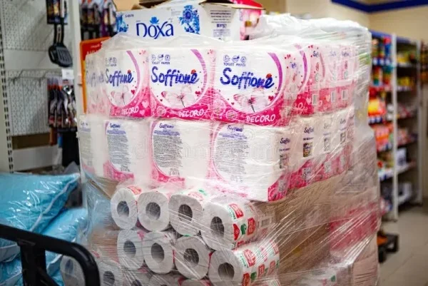 toilet paper pallet